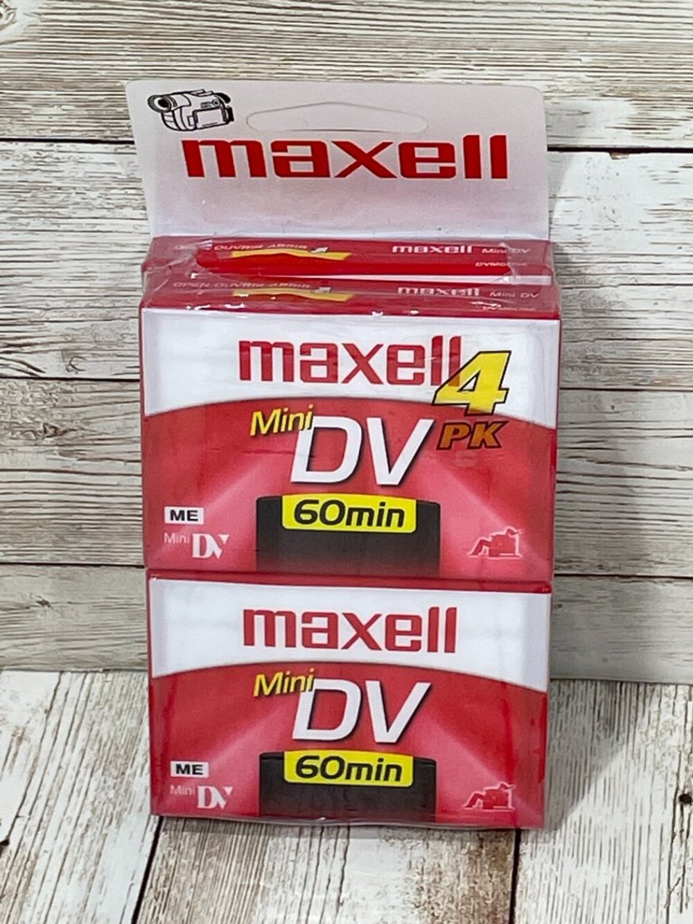 Maxell Mini DV 60 Min Digital Video Cassette Pack of 4 NEW SEALED